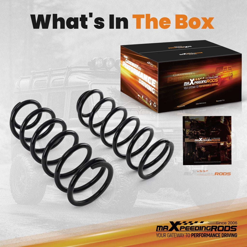 2X Rear Coil Springs 2.5 Inch for Toyota 4Runner/FJ Cruiser (2003–2024)