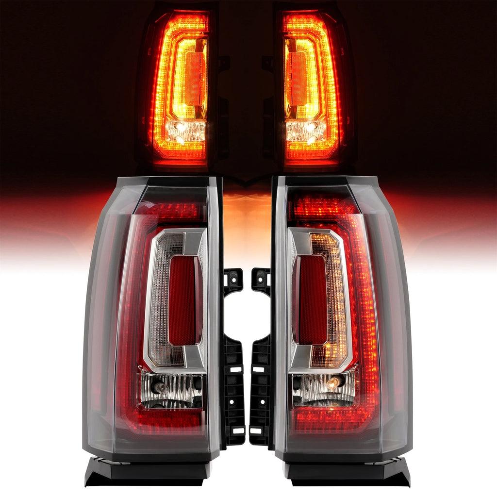 Set of 2 Tail Lights for GMC Yukon (2015–2020) Rear Brake Lamps