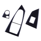 Carbon Fiber Power Window Switch Frame Cover for BMW 6 Series E63 E64 (2004-2010)
