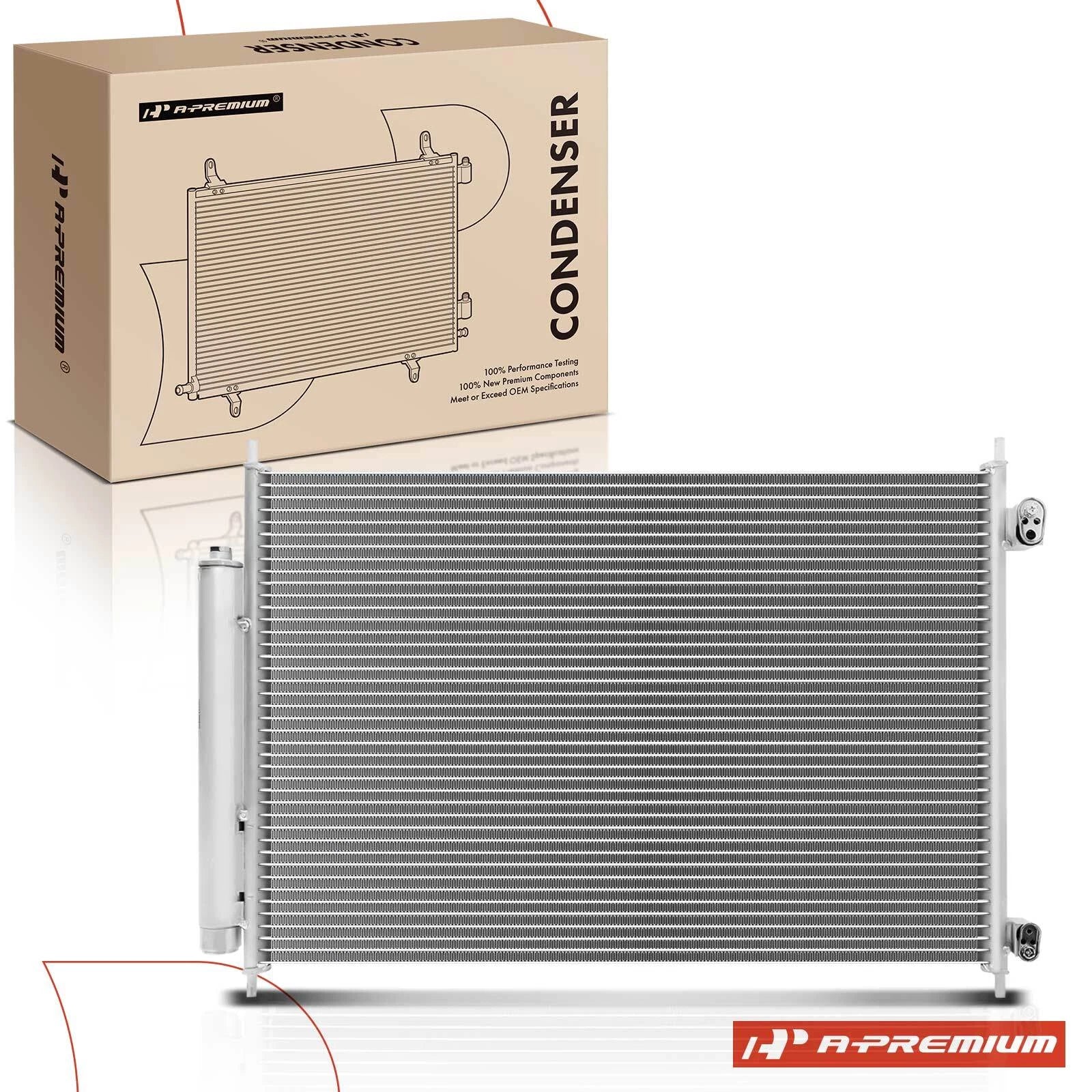 A/C Condenser with Receiver Drier & Bracket for Nissan Rogue (2014–2020)