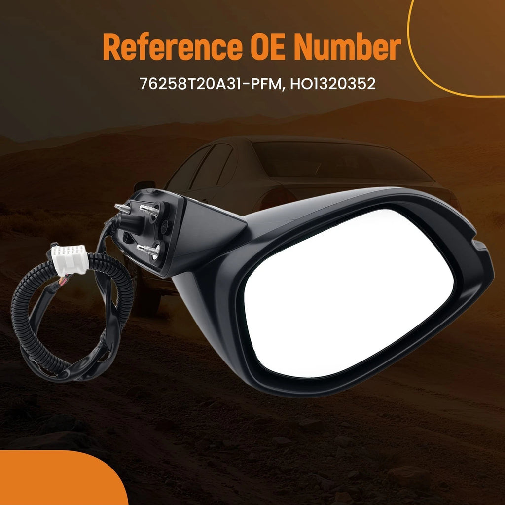 Blind Spot Side Mirror Left for Honda Civic (2022–2024) 76258T20A31-PFM HO1320352