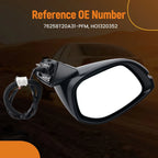 Blind Spot Side Mirror Left for Honda Civic (2022–2024) 76258T20A31-PFM HO1320352