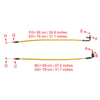 Throttle Cable Wire for Suzuki GSXR1000 (2009–2016) Yellow