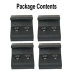 4pcs Plastic Inner Jaw Protector Clamp Coat for Motorcycle Tire Changer Machine