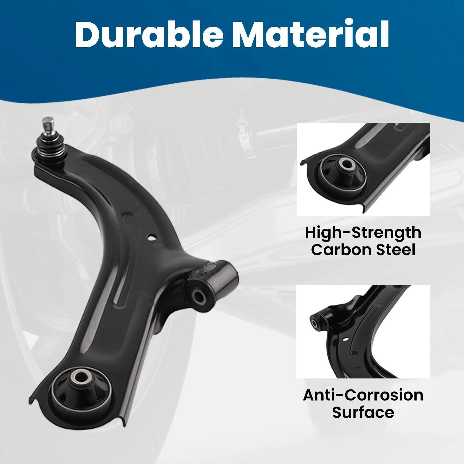 Front Lower Control Arm Tie Rod Suspension Kit for Nissan Versa (2007-2013)