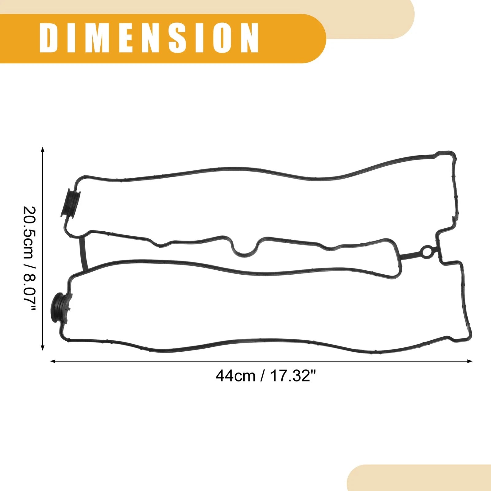 Valve Cover Gasket for Chevrolet Optra (2004–2007) No. 607647/607646