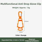 Multipurpose Secure Plastic Clamp Hook for Lightweight Outdoor Gloves