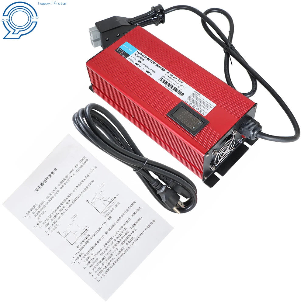 36V Anderson SB-50 Style Plug Battery Charger for EZGO Golf Cart