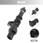 Transmission Speed Sensor for Honda (78410-S10-003) 3 Pins Plastic Metal Black