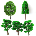 10cm Model Trees for Architecture Train Park Railway Wargame Scenery