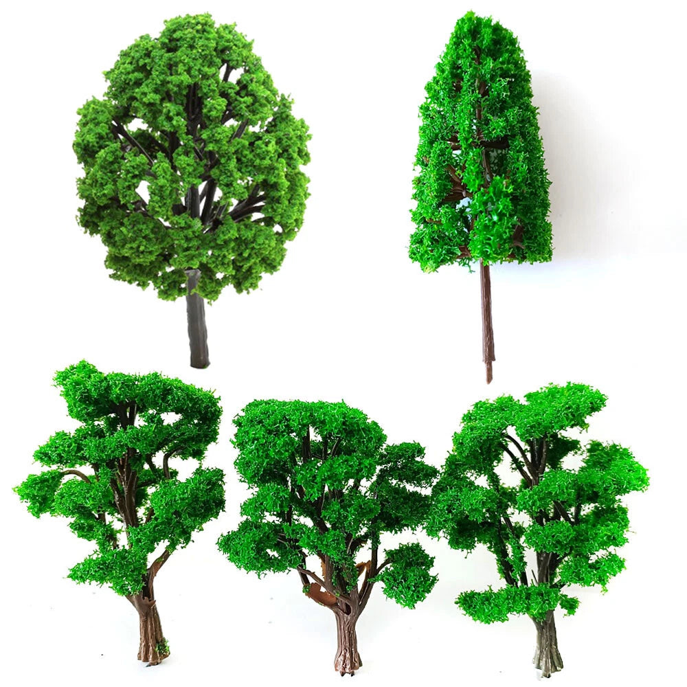 10cm Model Trees for Architecture Train Park Railway Wargame Scenery