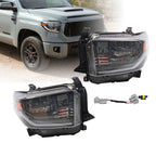 Full LED Headlights for Toyota Tundra (2018–2021) w/Sequential Turn Signals