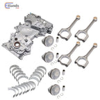 Engine Rebuild Kit for Hyundai Kia 2.0L - Crankshaft, Con Rods, Bearings, Rings