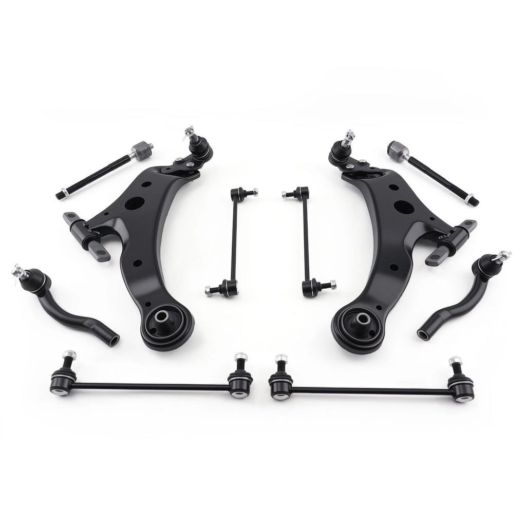 Set of 12 Suspension Front Lower Control Arm Tie Rods for Toyota Camry (2007–2011)