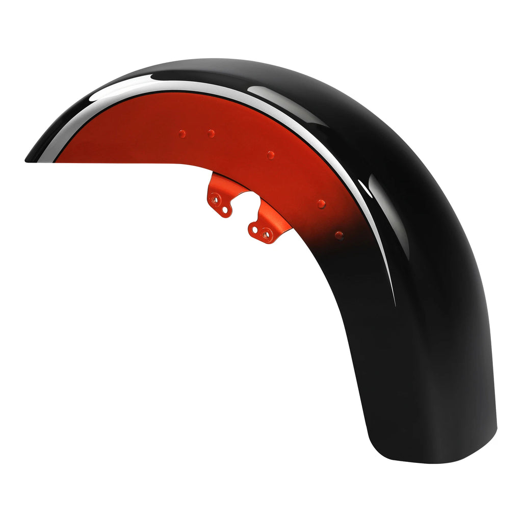 Front Fender for Harley Street Glide (2014–2024) Sunset Orange/Sunset Black Fade