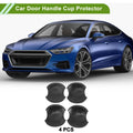 Set of 4 Carbon Fiber Door Handle Cup Protectors for Honda Civic (2006–2011)