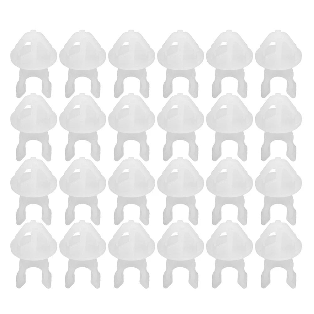 30x Plastic Hood Bonnet Prop Rod Clip Support Tool Clamp for L#