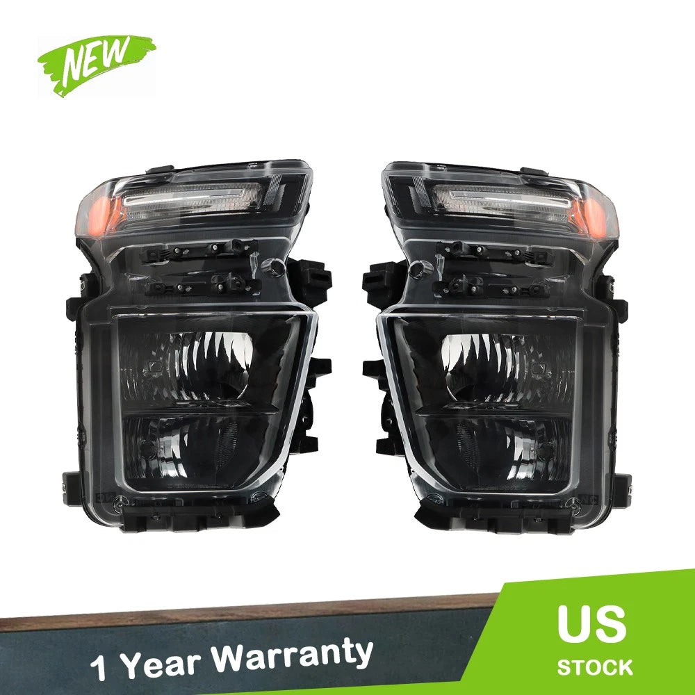 Halogen Headlight for Chevy Silverado 2500HD (2020–2023) Left & Right Side
