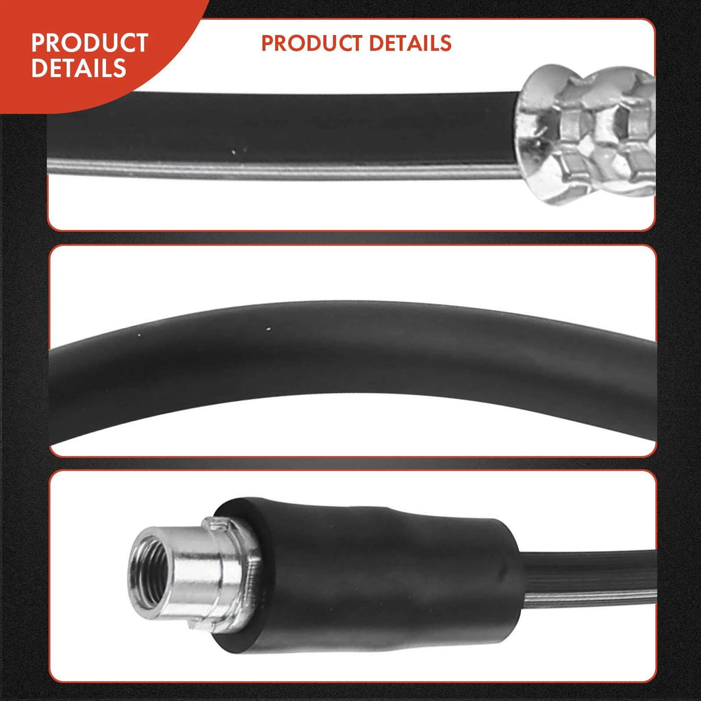 2X Rear Brake Hydraulic Hose for Benz Sprinter 3500 (2015–2018)