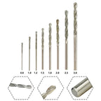 8-Piece Drill Bits Set for Power Tools - Coated Multi-Use Accessories