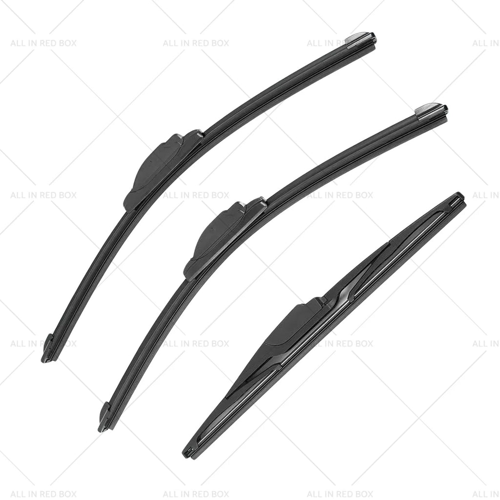 3Pcs Wiper Blades & Arms Kit for Honda Jazz (2014–2020)