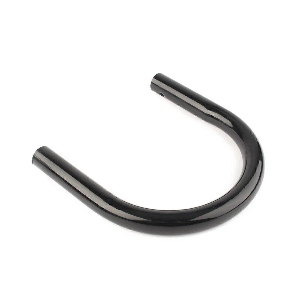Black Stainless Steel Rear Seat Hoop Loop Frame Trim for Universal Cafe Racer