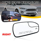 Heated Right Passenger Side Door Wing Mirror Glass for Ford Fusion (2013)