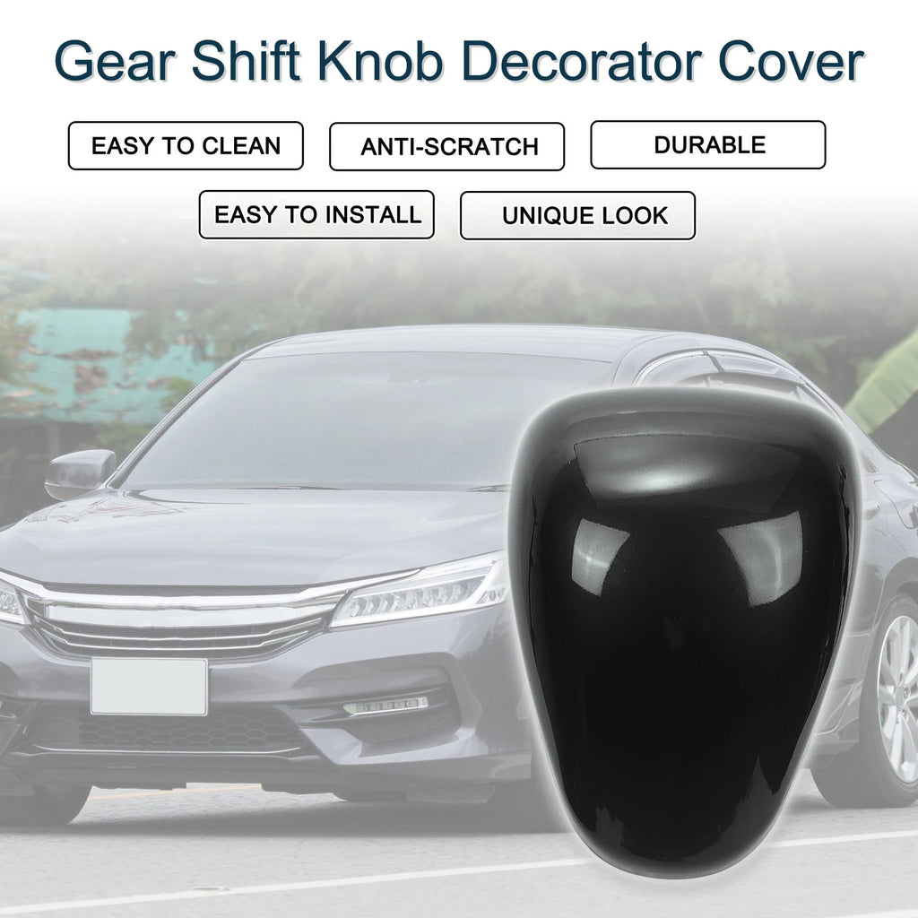 Gear Shift Knob Decorator Cover for Honda Accord (2013–2017) Black