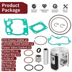 Piston Rings Kit for Yamaha YZ125 (1998–2000) - 54mm, Bearing, Gasket