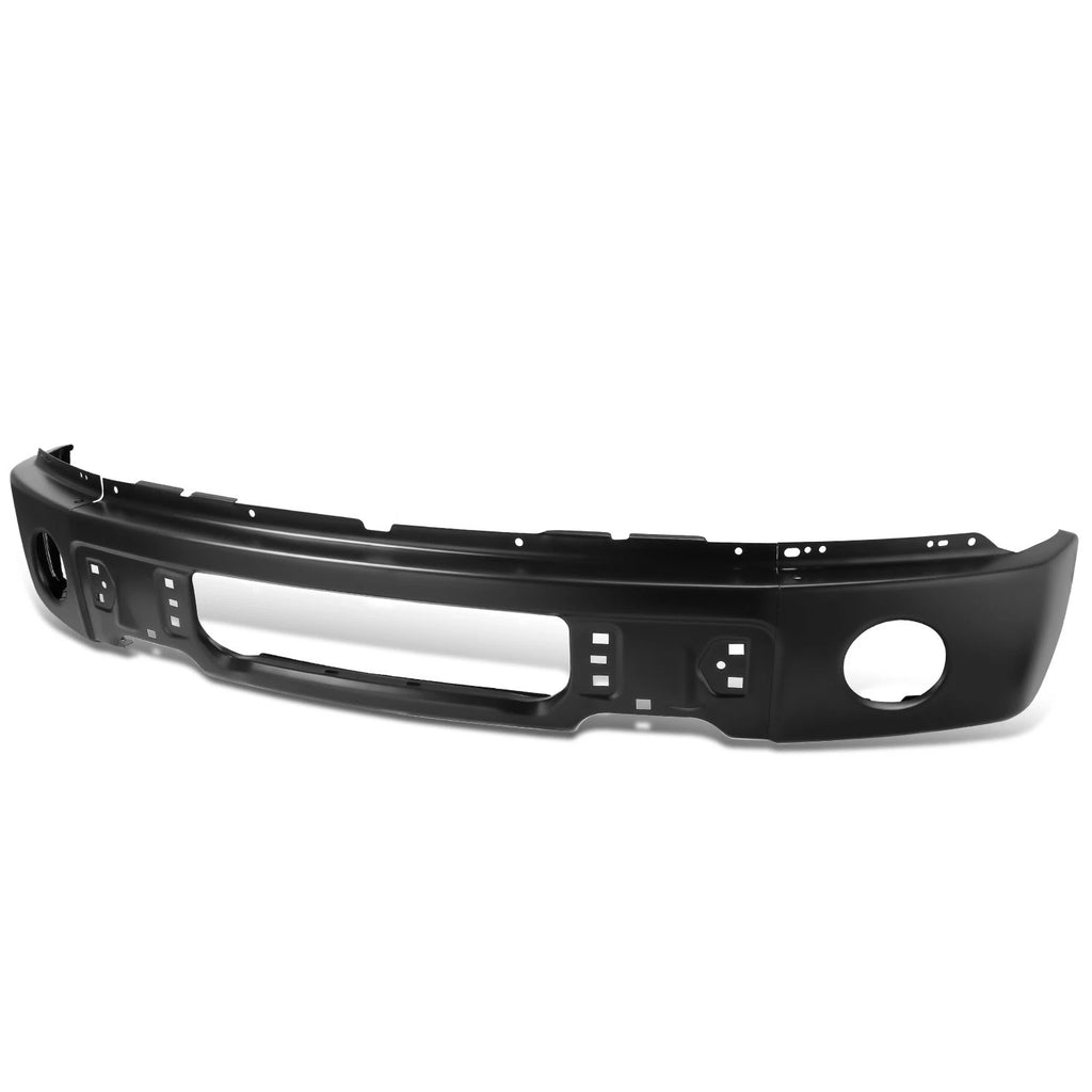 Front Bumper Face Bar for Ford F-150 (2009–2014) - Primered Black, Fog Light Holes