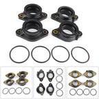Set of 4 Carburetor Intake Manifold Boots for Suzuki GSF1250 Bandit (2007–2012)