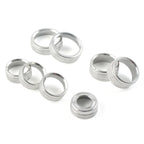 8x Air Conditioner Switch Knob Trim Silver for GMC Sierra (2014-2018)