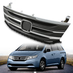 Front Black Grill with Chrome Trim for Honda Odyssey (2011–2013)
