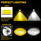 3" LED Working Light Flush Mount Fog Lamp for Car Truck Universal