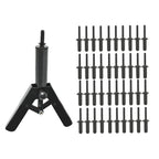 Plastic Poly Rivet Gun Set with 40 Rivets for Universal Use (41 Pcs)