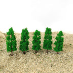 40 Pcs 2.36" Mini Model Trees for Train Railroad Diorama Layout