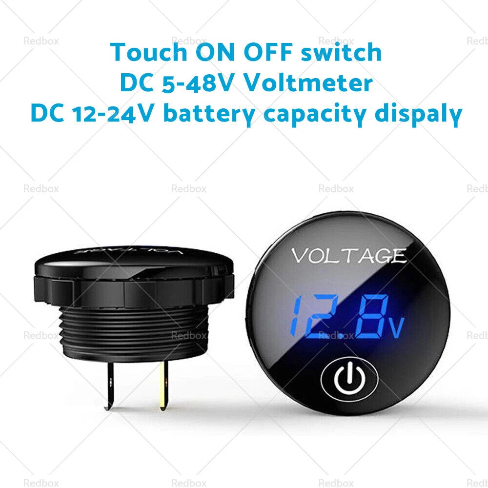 2X Volt Gauge for Universal Vehicles (12V-24V) LED DC