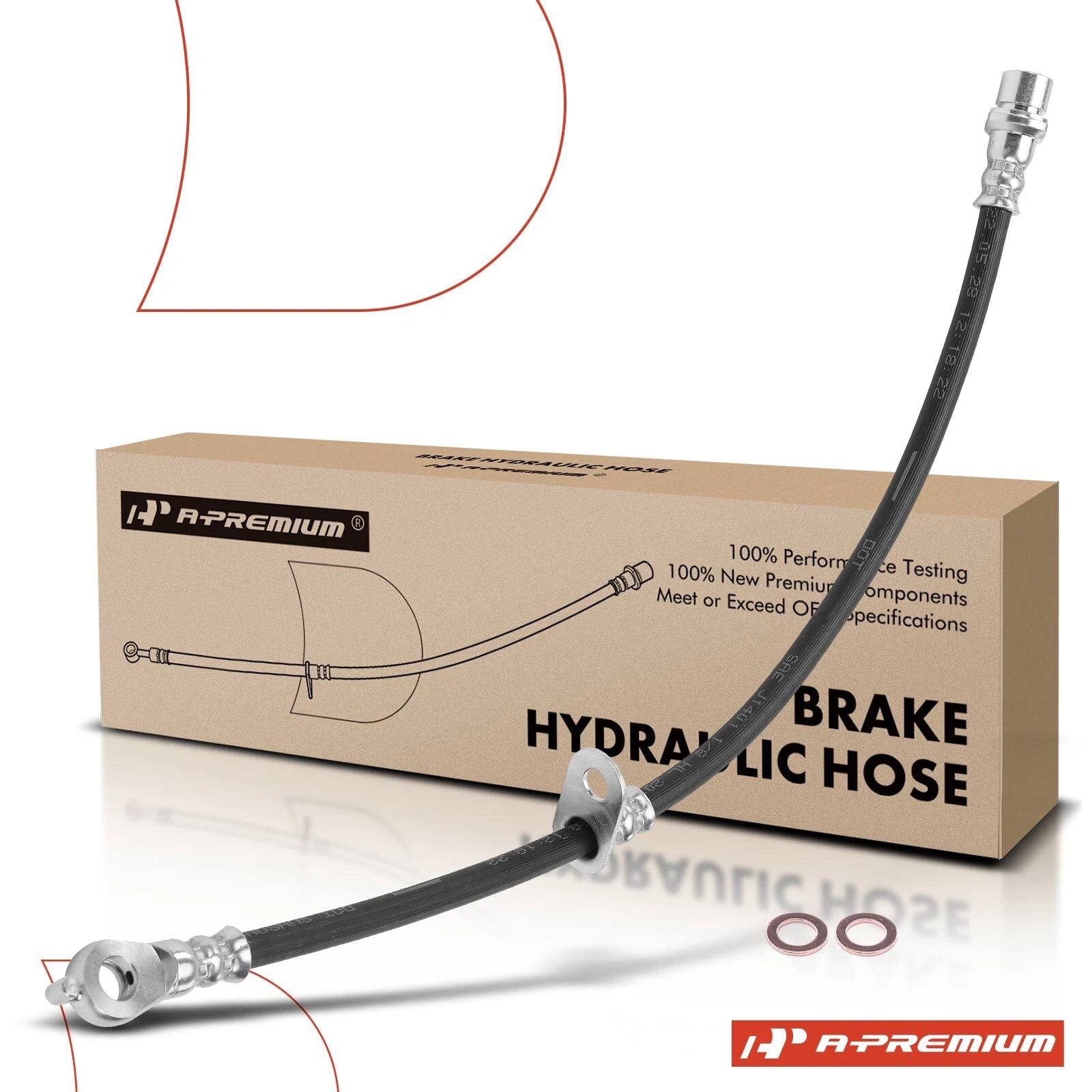Front Left Brake Hydraulic Hose for Toyota Camry and Lexus ES300h (2012â2017)