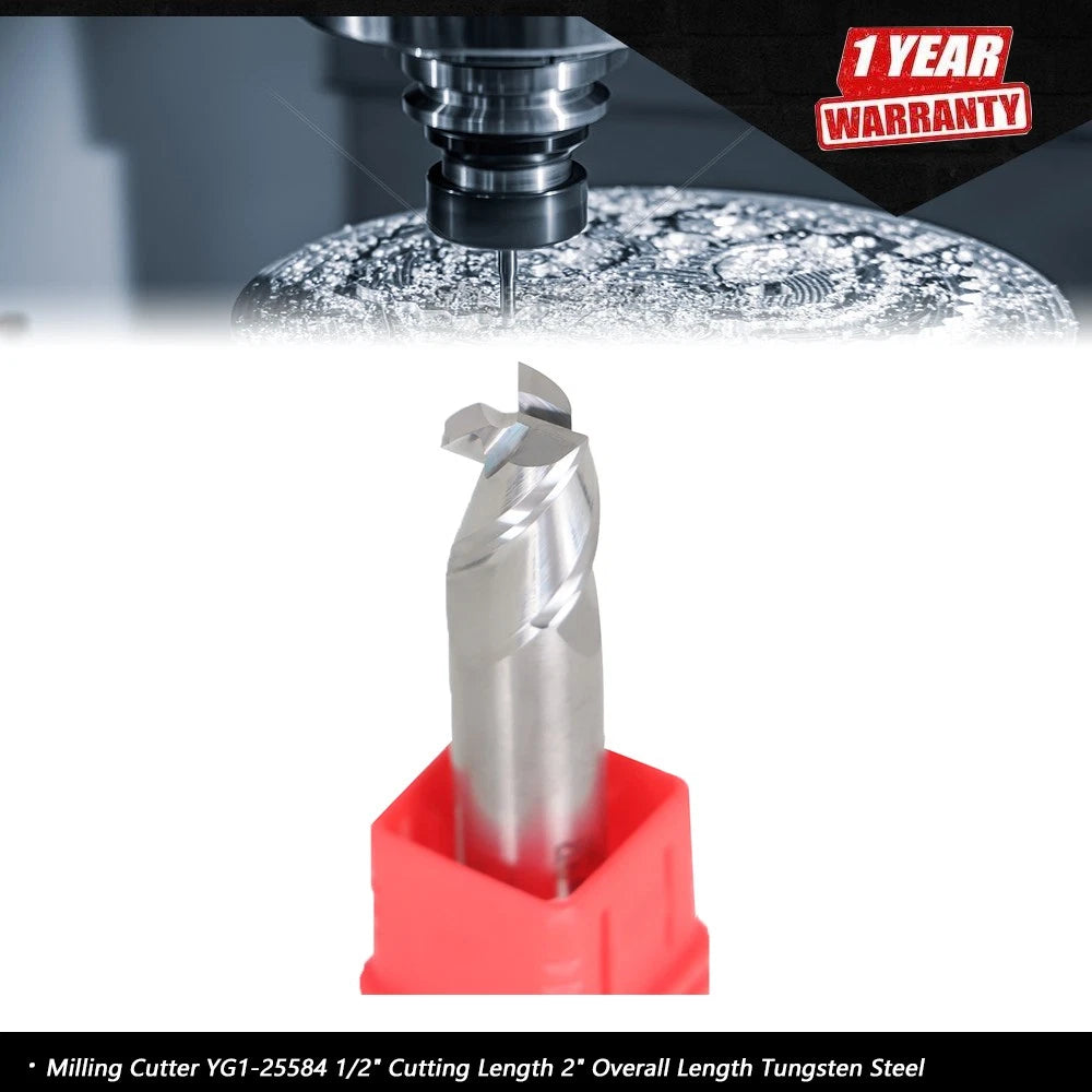 3/8" Carbide End Mill for Universal Applications