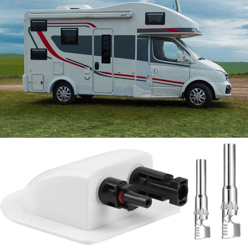 Solar Connect Box Waterproof for Boats and Caravans (12cm x 9.5cm x 4cm)