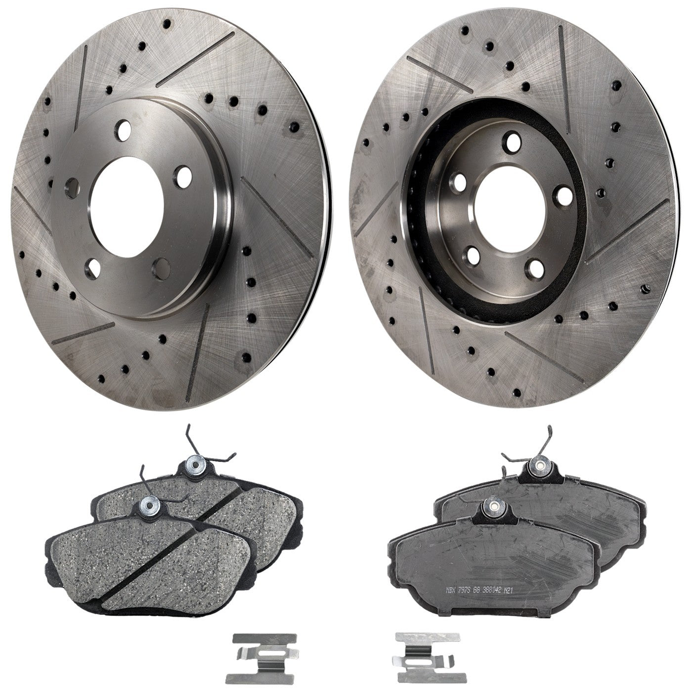 Front Brake Disc Rotors and Pads Kit for Ford Taurus Mercury Sable (2001)