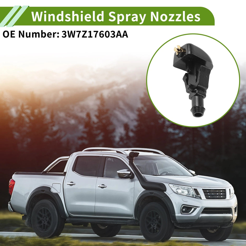 Windshield Washer Nozzle w/ Hose Connector for Ford (No. 3W7Z17603AA)