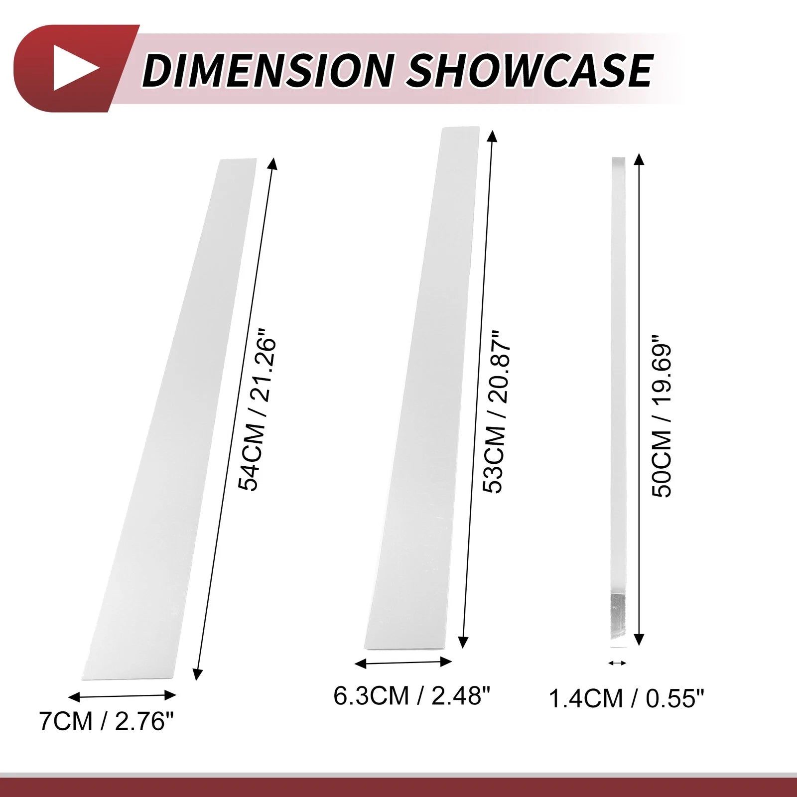 6 Pcs Door Pillar Window Trim for Lexus LX (1998–2007) Chrome