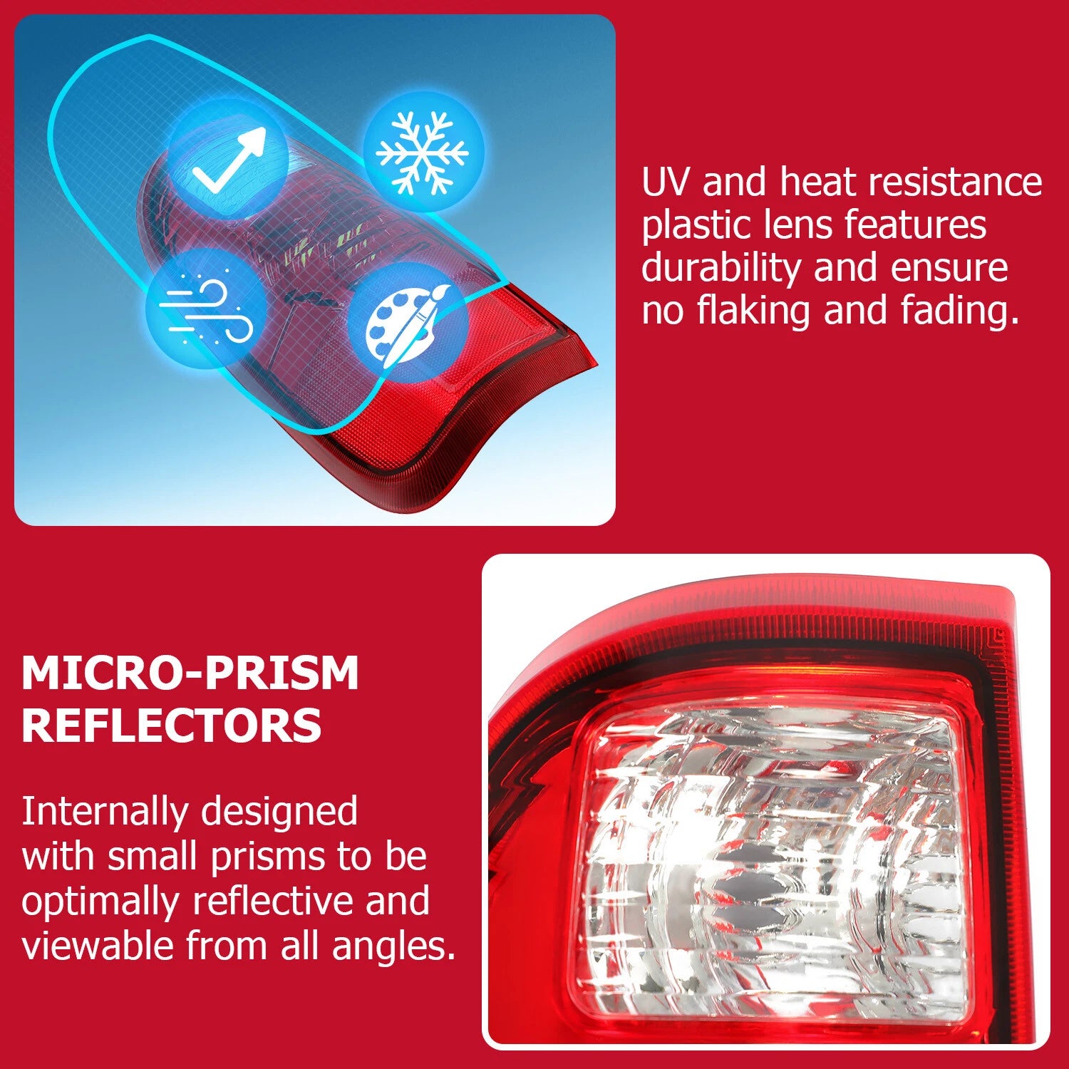 Driver Side Tail Light for Ford F-250 F-350 F-450 F-550 Super Duty (2008–2016)