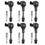 6X Ignition Coils + 6X Spark Plugs for Nissan Altima 3.5L (2002–2006) C1406