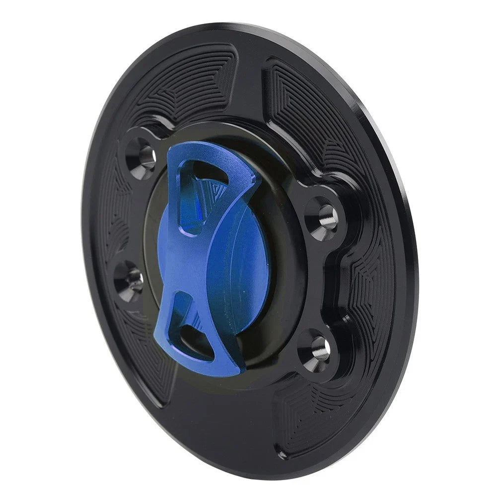 Blue Fuel Gas Tank Cap Cover for BMW S1000RR, S1000R, HP2 SPORT (2010-2016)