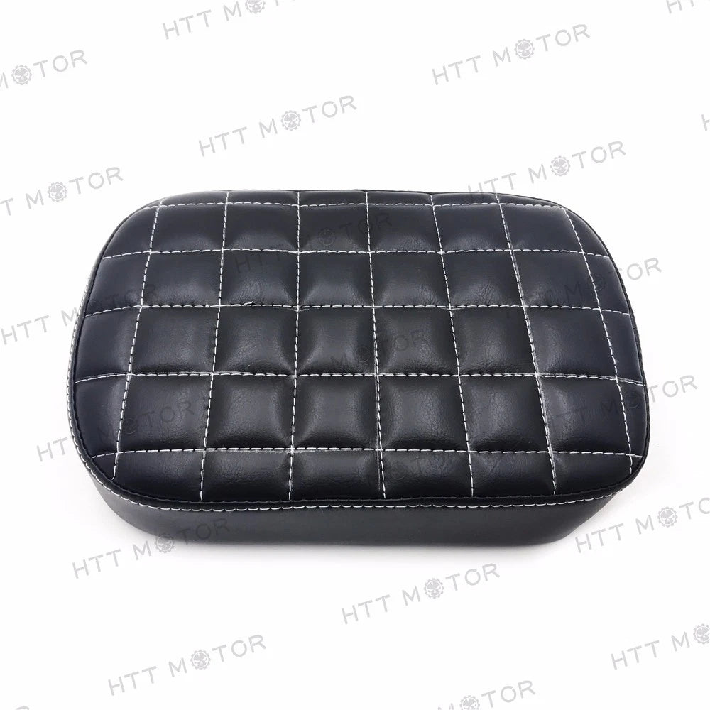 Rear Pillion Passenger Pad Seat 6 Suction Cup for Harley Dyna Sportster (2004–2023)