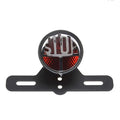 Vintage License Plate Mount Brake Light for Harley Bobber Chopper