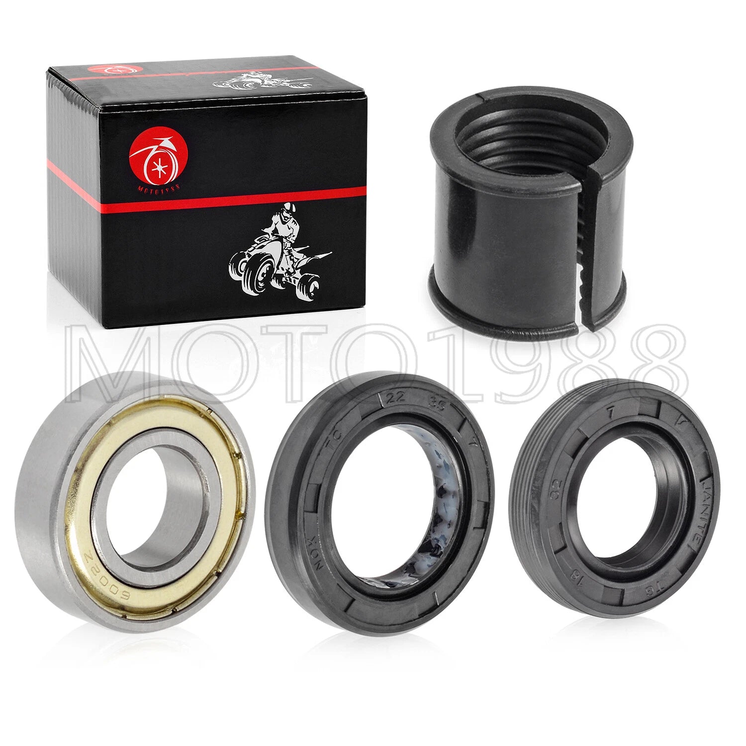 Steering Shaft Bushing Oil Seal Bearing Kit for Polaris Outlaw 50, Sportsman 90 (2005-2023)