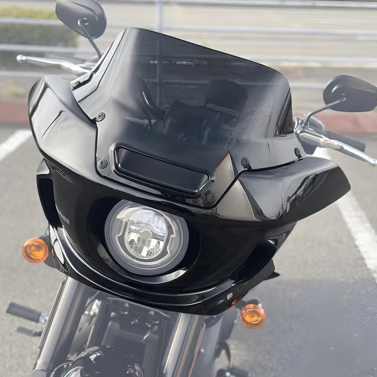 Front Headlight Fairing Windshield for Harley FXLRST Low Rider ST (2022–2023)